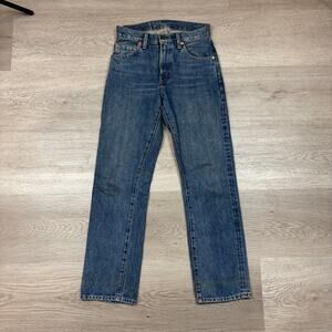 Levi's 505-0217 Big E Selvedge Straight Leg Retro Jeans Women's 26x28